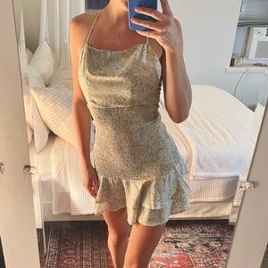 Floral Tie-Back Dress